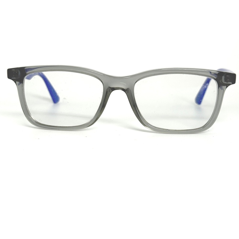 Ray Ban RB 1562 3745 Blue Grey Rectangle Eyeglasses Frames 48-16-125 Kids 22130